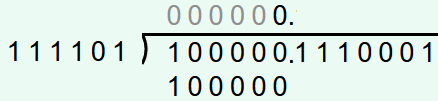 Dividing binary numbers - 2